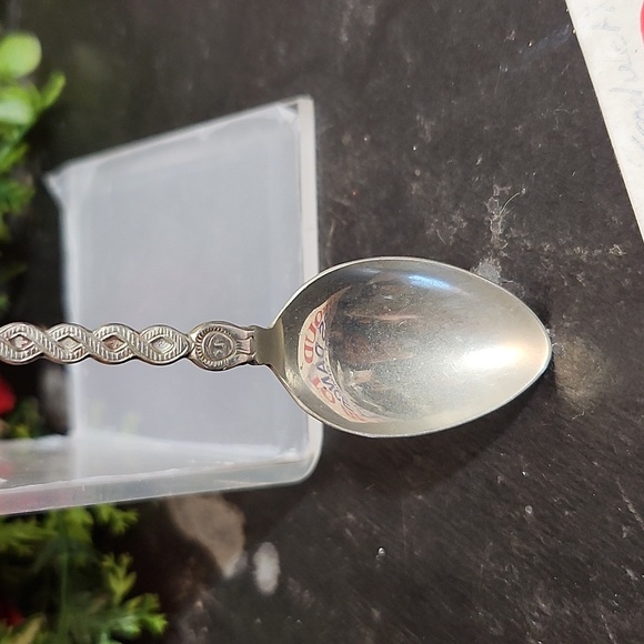 CRETE Greece Souvenir Silver Colored Spoon - Picture 3 of 9